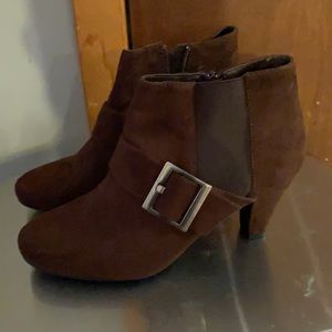 Brown Suede bootie